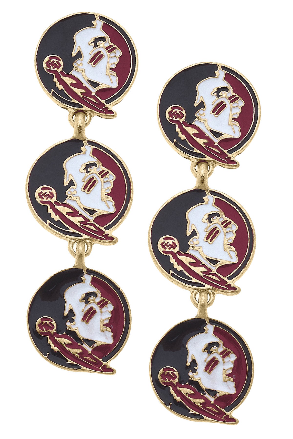 Seminole Logo Triple dangle