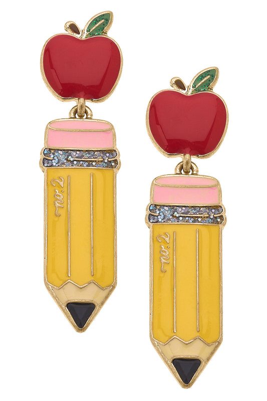 Teacher Pencil Earrings