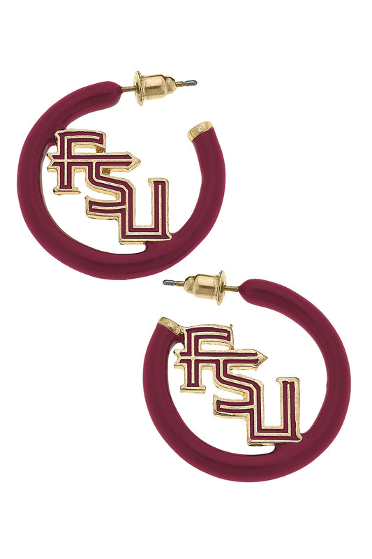 Fsu Enamal Logo Hoops