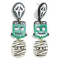 Halloween Spooky Faces Drop Earrings