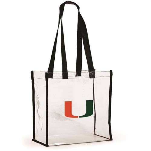 University of Miami clear stadium tote