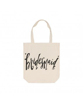 Bridesmaid Canvas Tote Bag