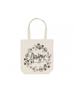 Canvas Flowergirl Tote