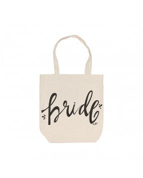 Bride Wedding Party Tote Bag- Canvas